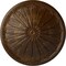 Ekena Millwork Brontes Ceiling Medallion (Fits Canopies up to 3 5/8"), 25 1/2"OD x 5 1/2"P, Root Beer Crackle CM25BRRBC - alternate 1